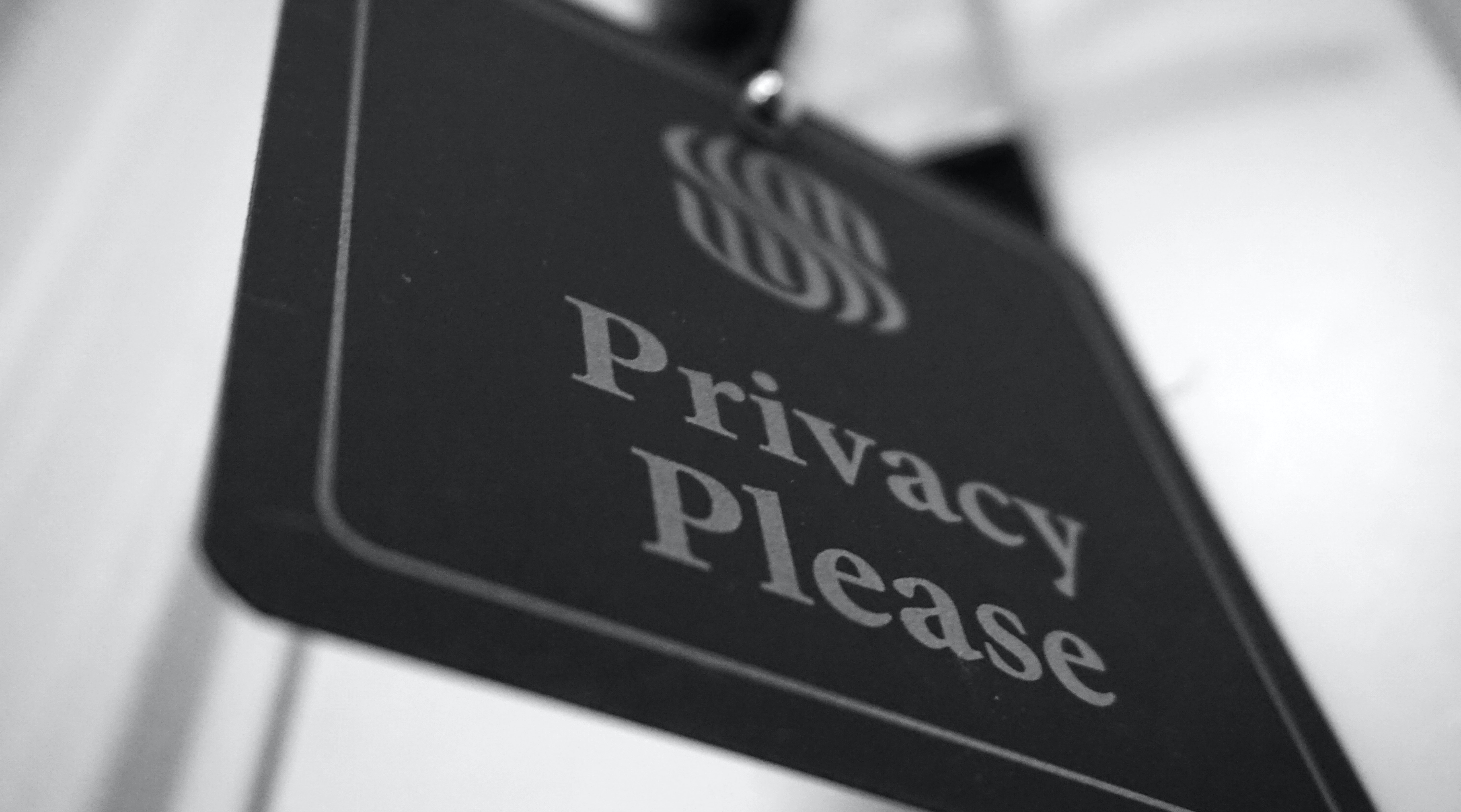 Privacy Please Stock Image