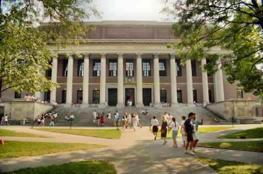 The Widener Library at Harvard University