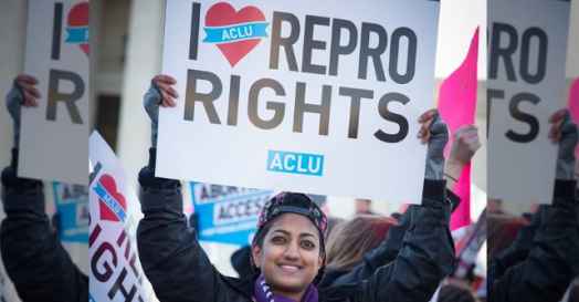I Heart Repro Reproductive Rights ACLU Sign