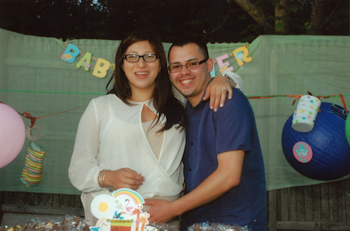 Lilian Calderon and her husband Luis Gordillo